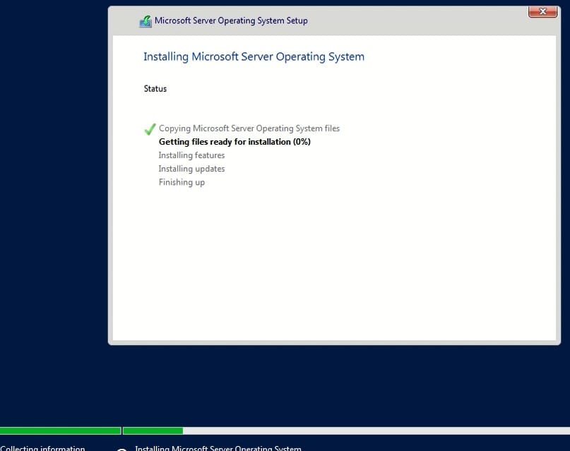 Windows Server 2022 Datacenter on VMware Workstation Virtual Machine(VM)