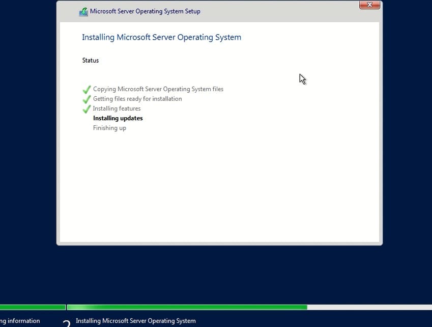 Windows Server 2022 Datacenter on VMware Workstation Virtual Machine(VM)