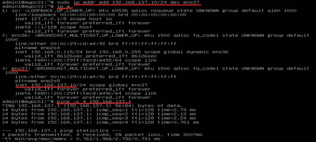 Network Configuration on Ubuntu Server - Static IP