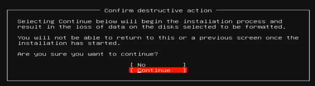 Install Ubuntu/Linux OS on VM continue