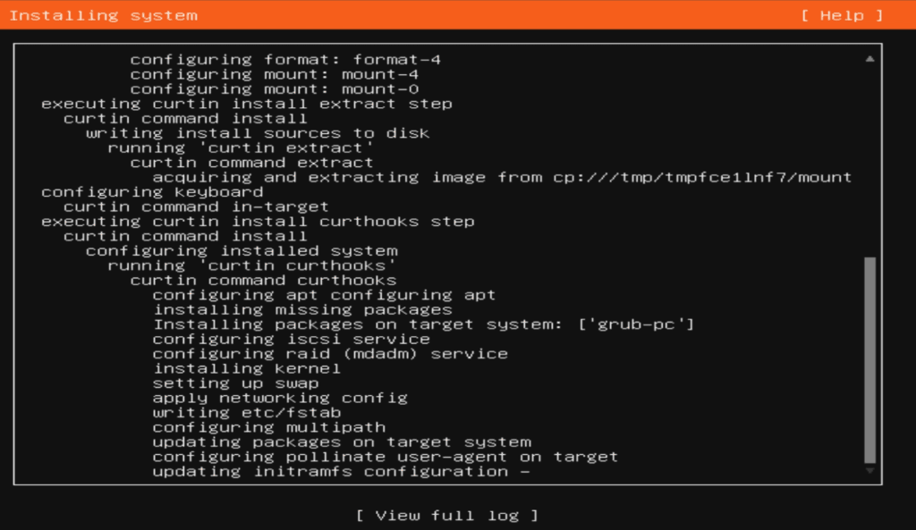 Install Ubuntu/Linux OS on VM installing