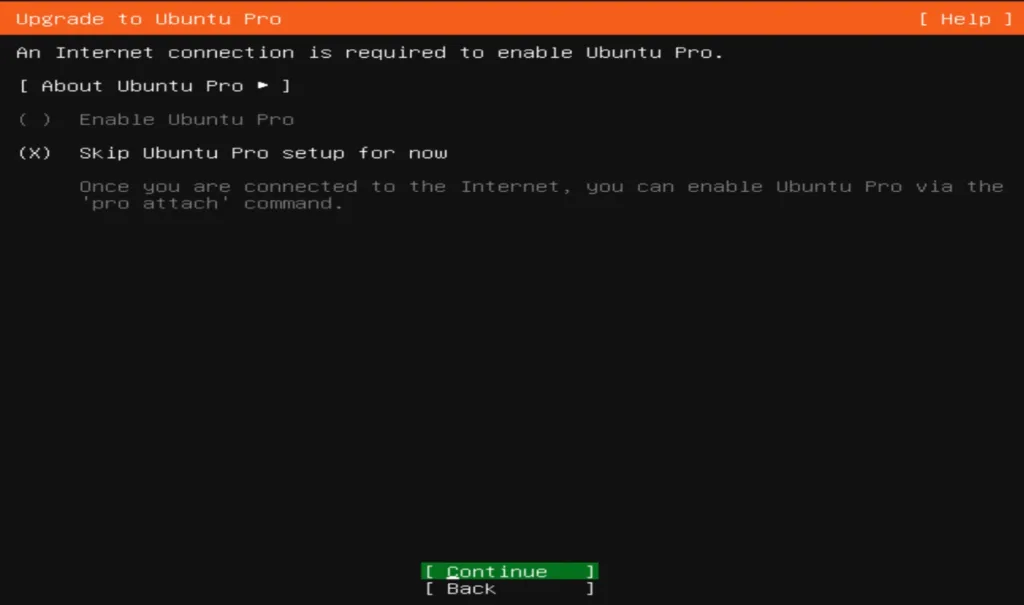 Install Ubuntu/Linux OS on VM Pro