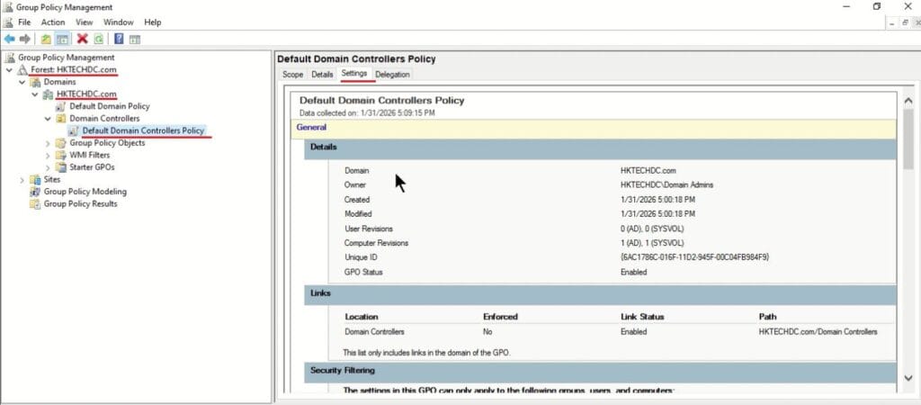 Install Active Directory Domain Service (AD DS) and Promote to Domain Controller (DC) - Group Policy