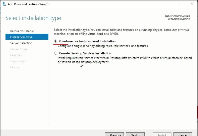Install Active Directory Domain Service (AD DS) and Promote to Domain Controller (DC) - Role based