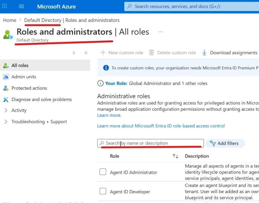 Azure Management - Entra Roles