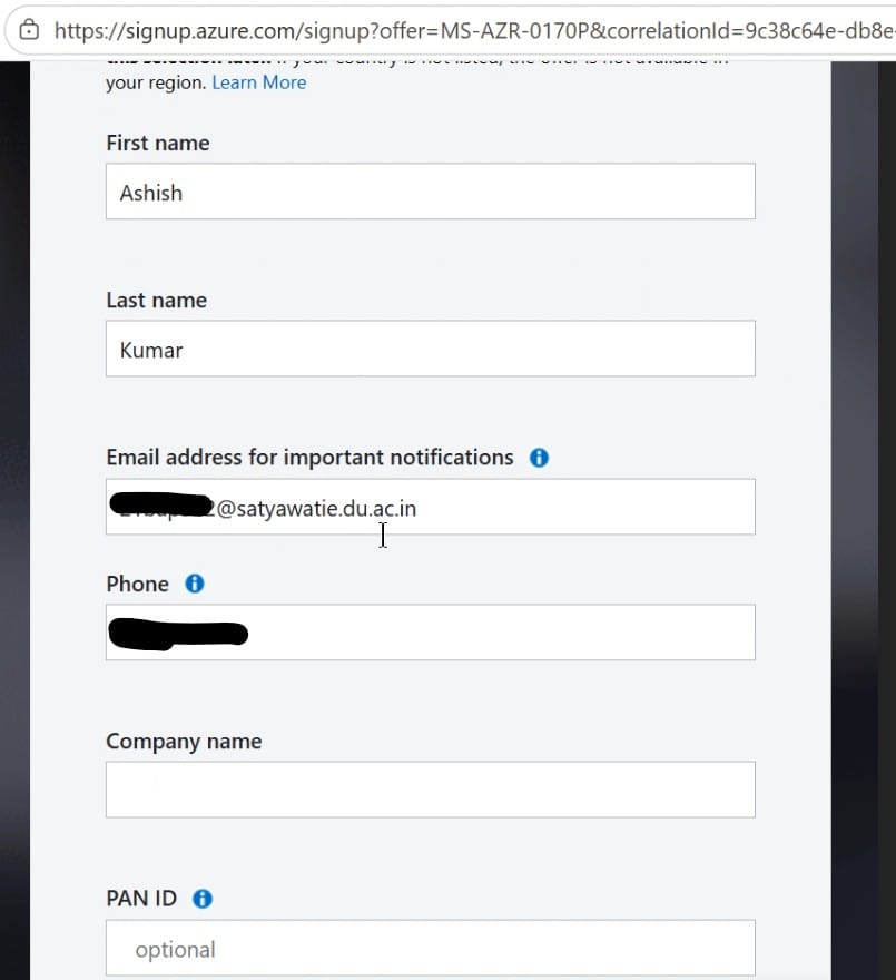 Microsoft Azure - Post details